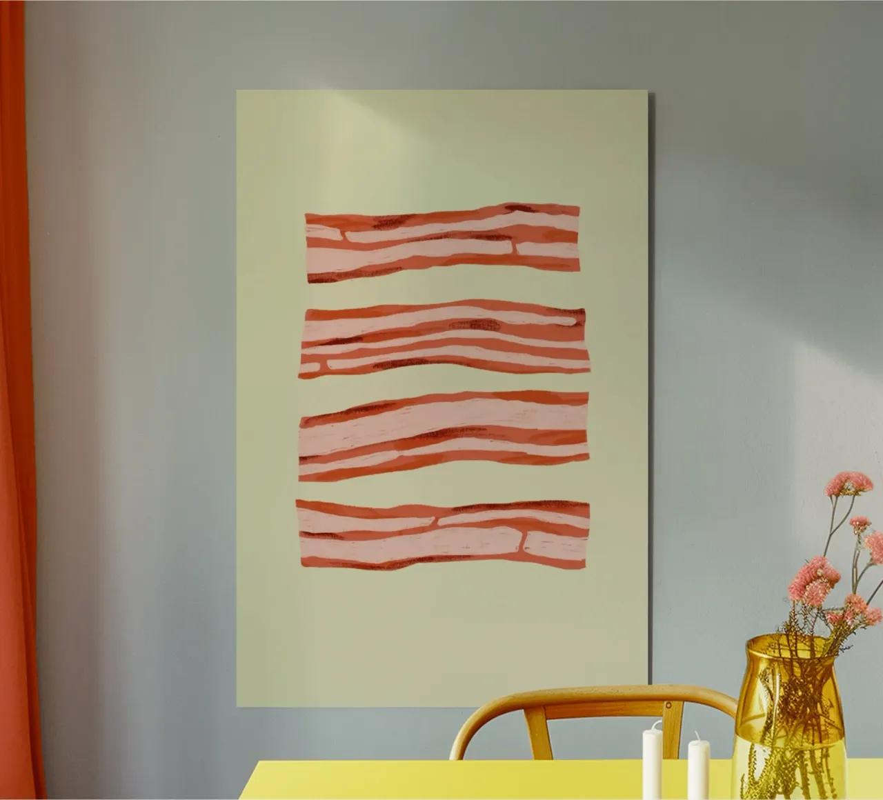 The Beauty Of Bacon alluminio dibond da Studio One
