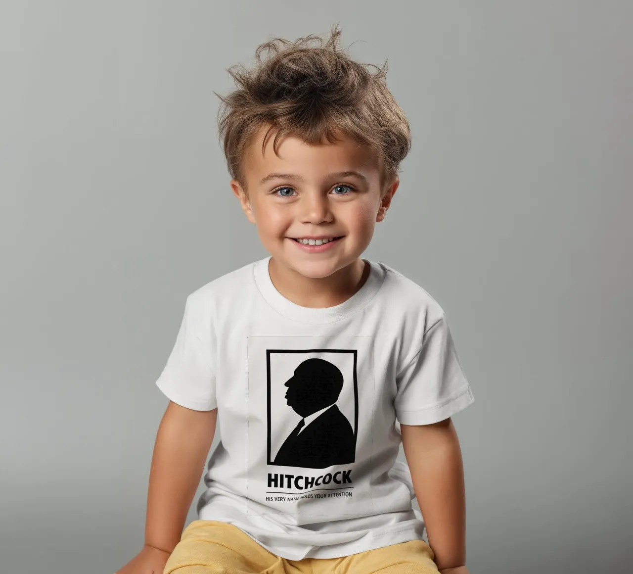 Hitchcock Print t-shirt enfant de MoviesArt
