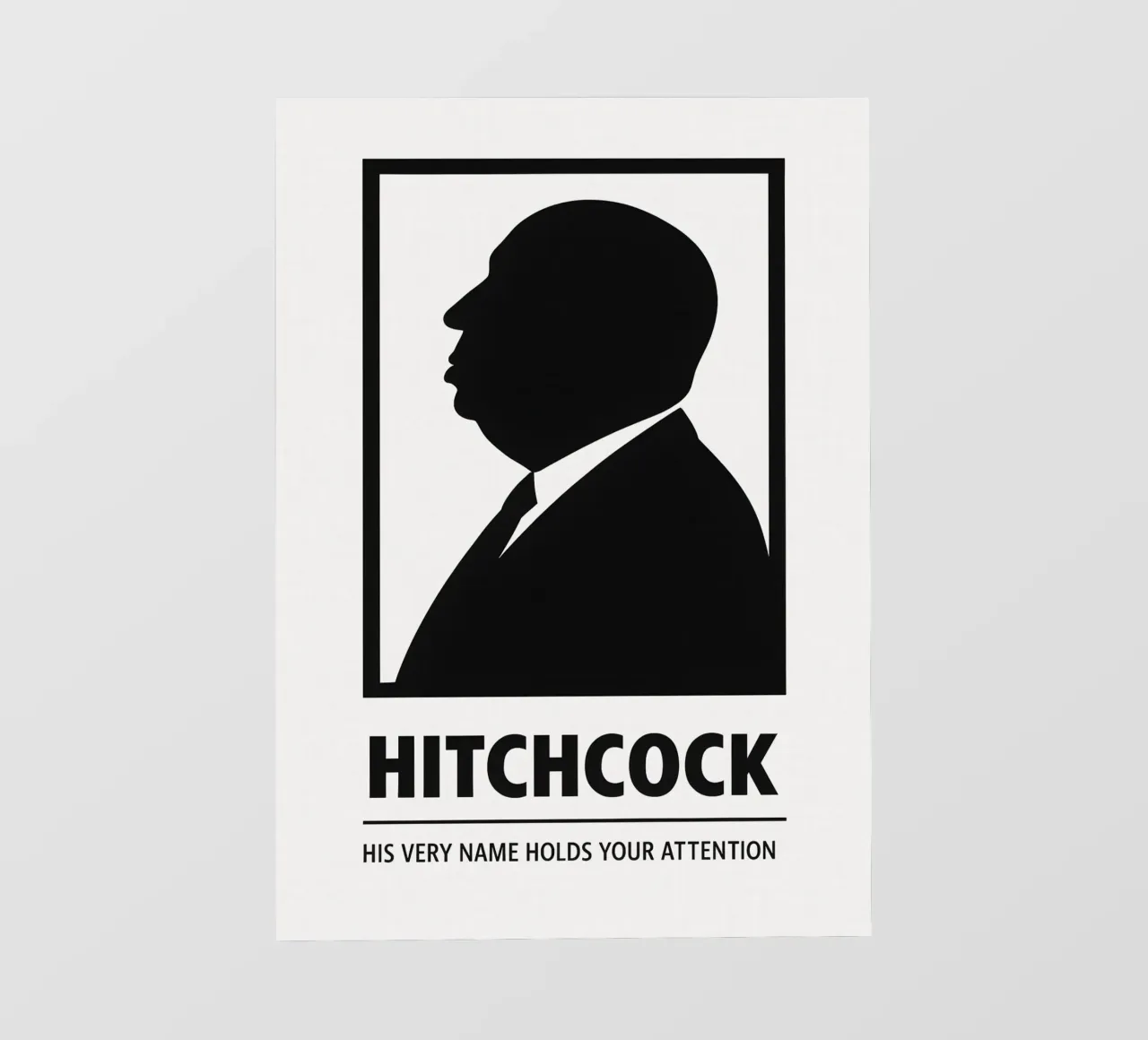 Hitchcock Print telo in pvc da MoviesArt