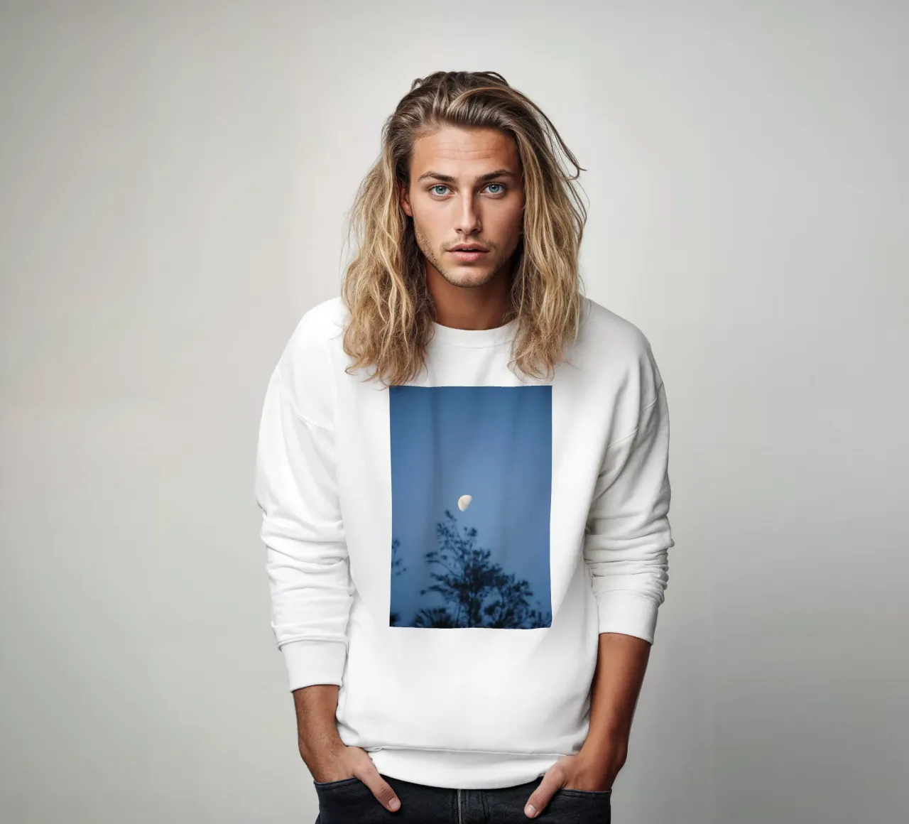 ramas cielo sudadera de Bleu