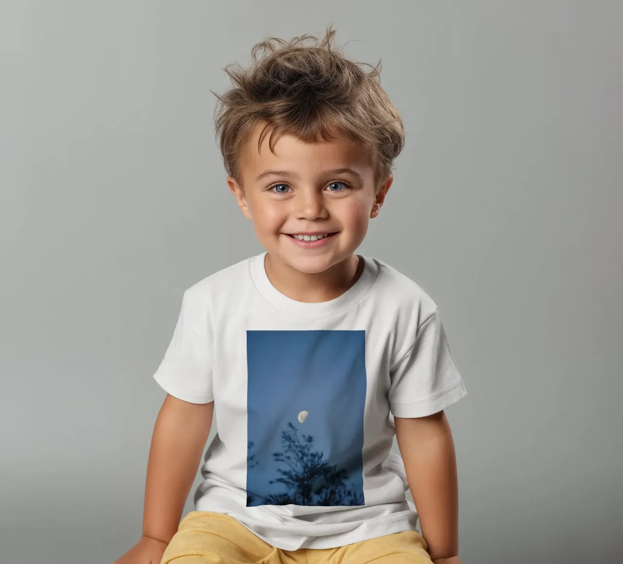 branches sky kids t-shirt by Bleu
