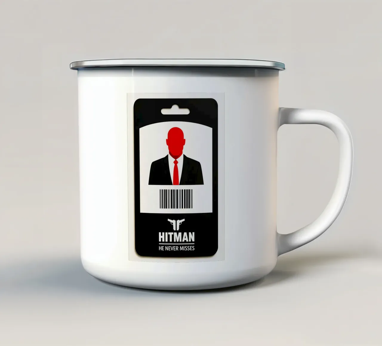 Hitman Print tazza in smalto da MoviesArt