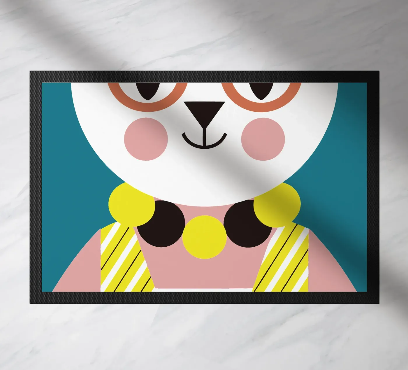 Clown Kat deurmat van LOOK DIFFERENT