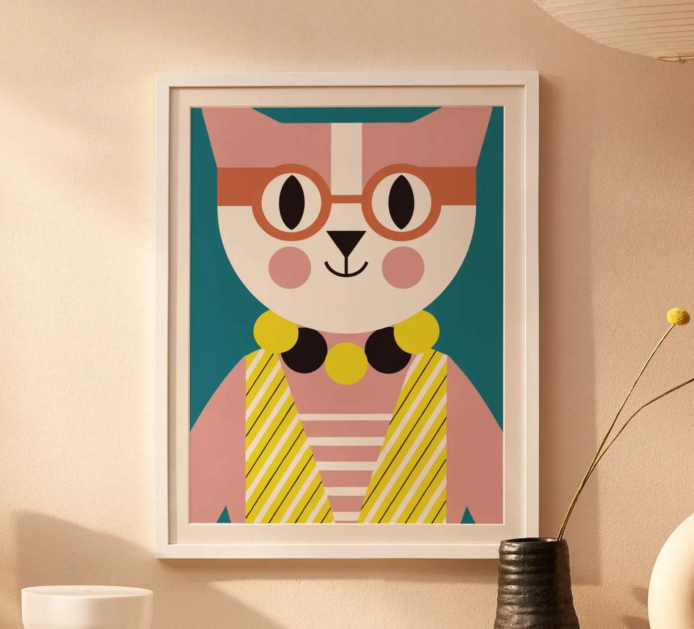 Clown Kat poster van LOOK DIFFERENT