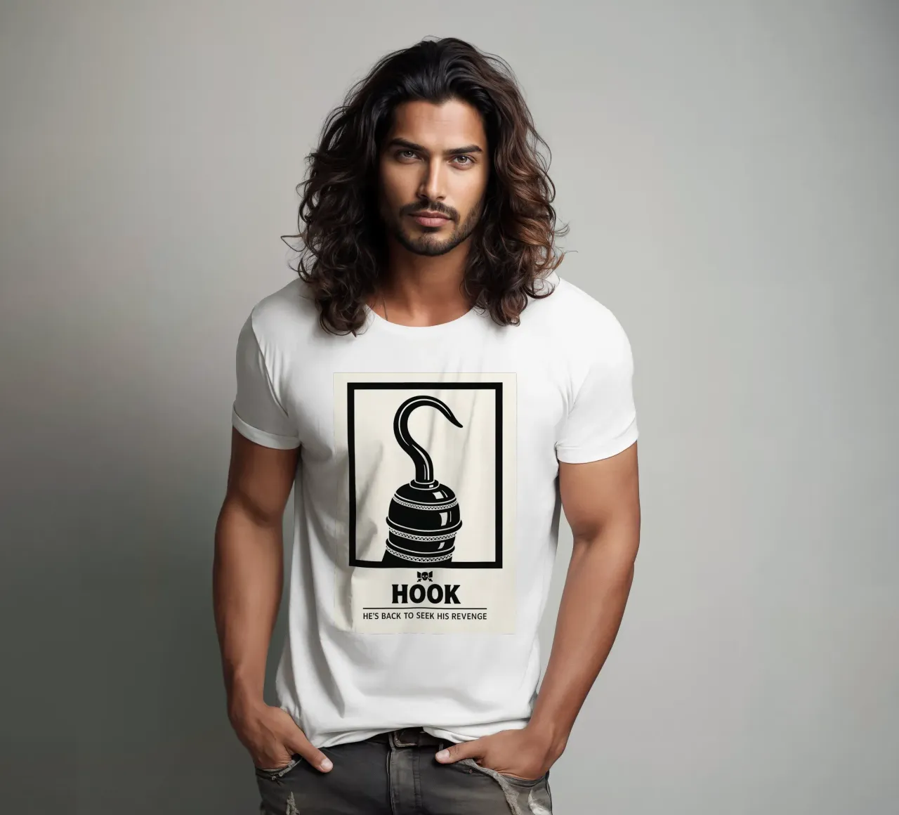 Hook Print t-shirt da MoviesArt