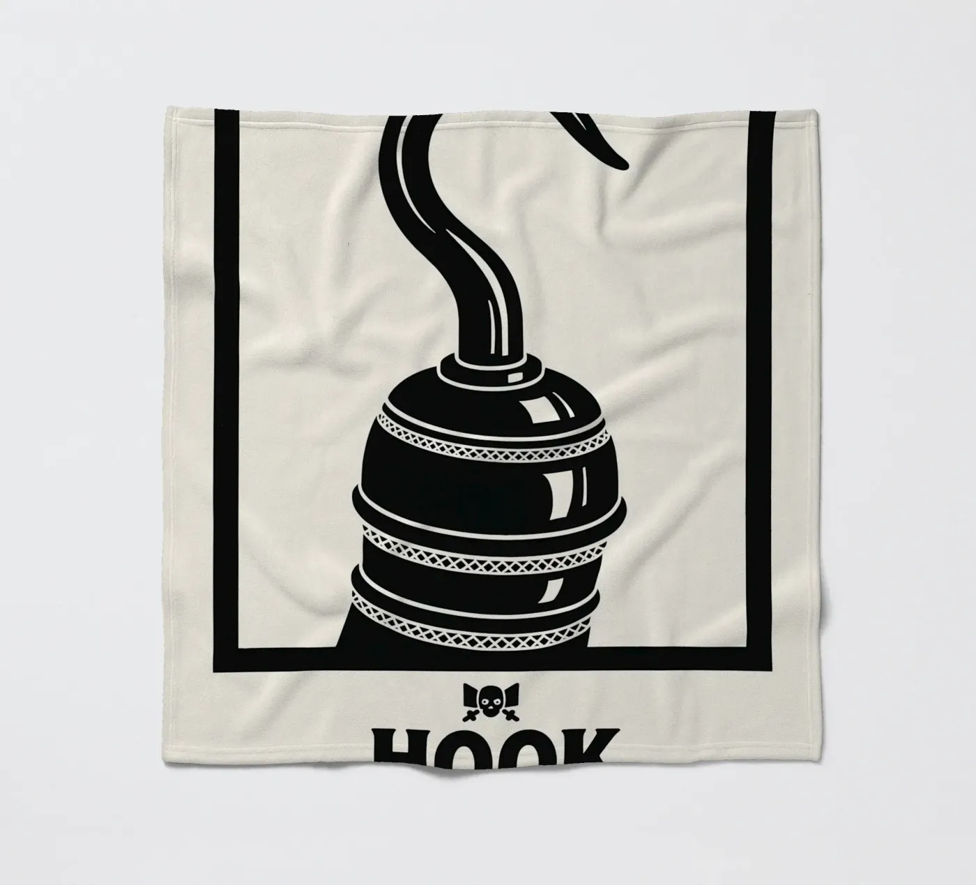 Hook Print Fleecedecke von MoviesArt