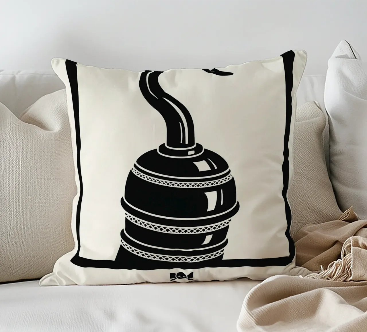 Hook Print cuscino da MoviesArt