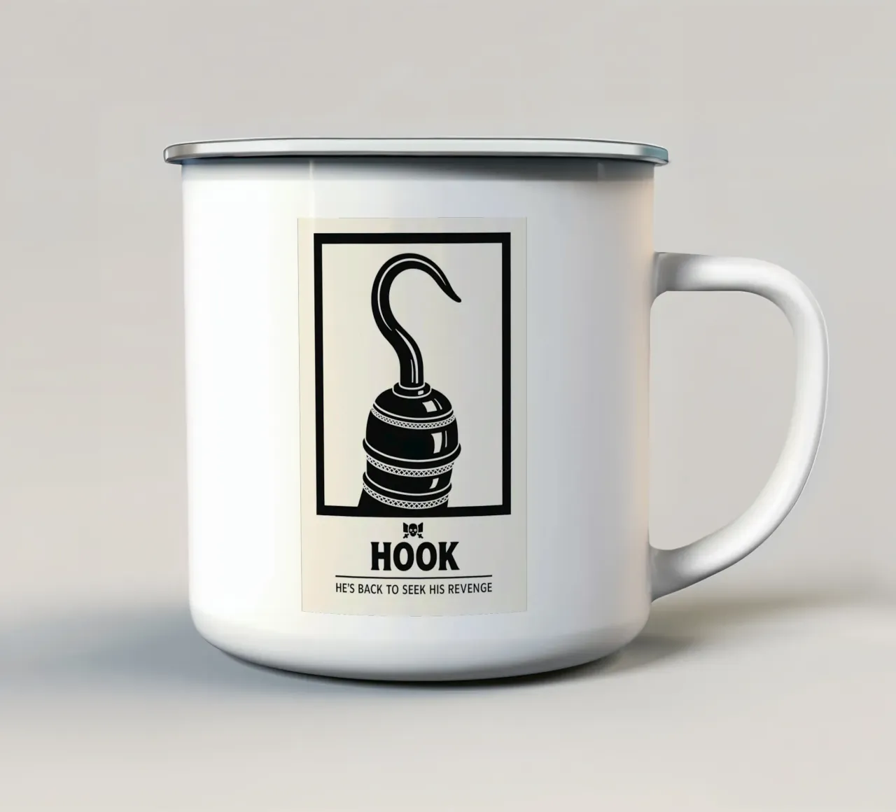 Hook Print tazza in smalto da MoviesArt