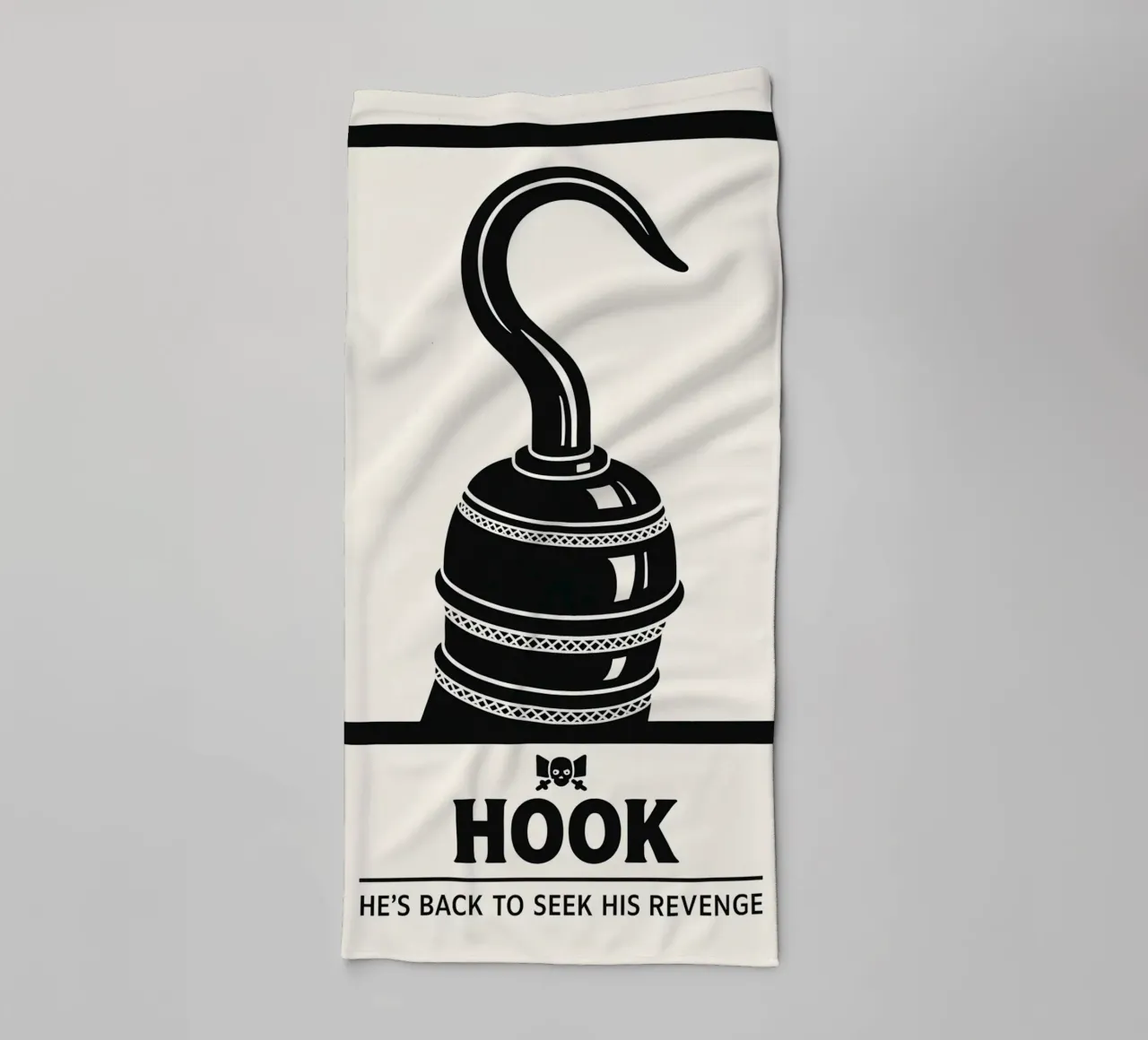 Hook Print asciugamano da bagno da MoviesArt