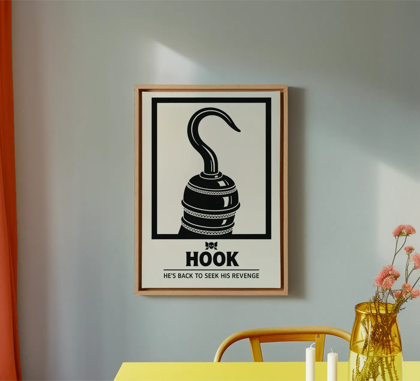 Hook Print tela da MoviesArt