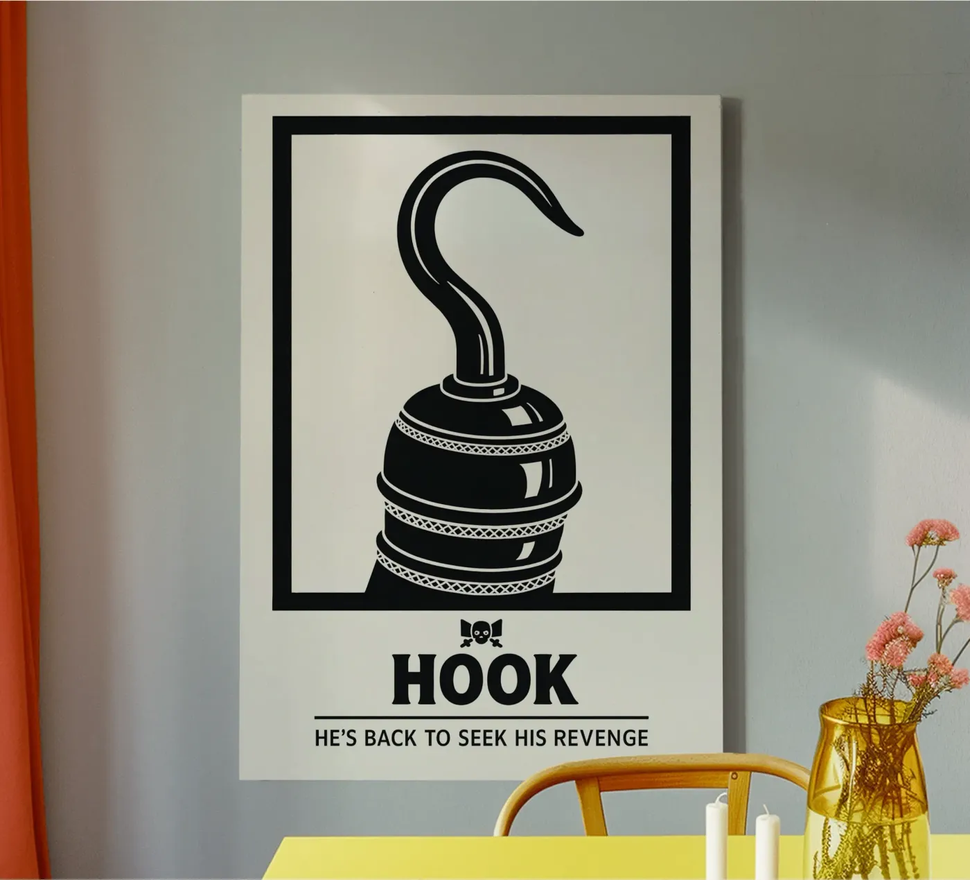 Hook Print tela da MoviesArt