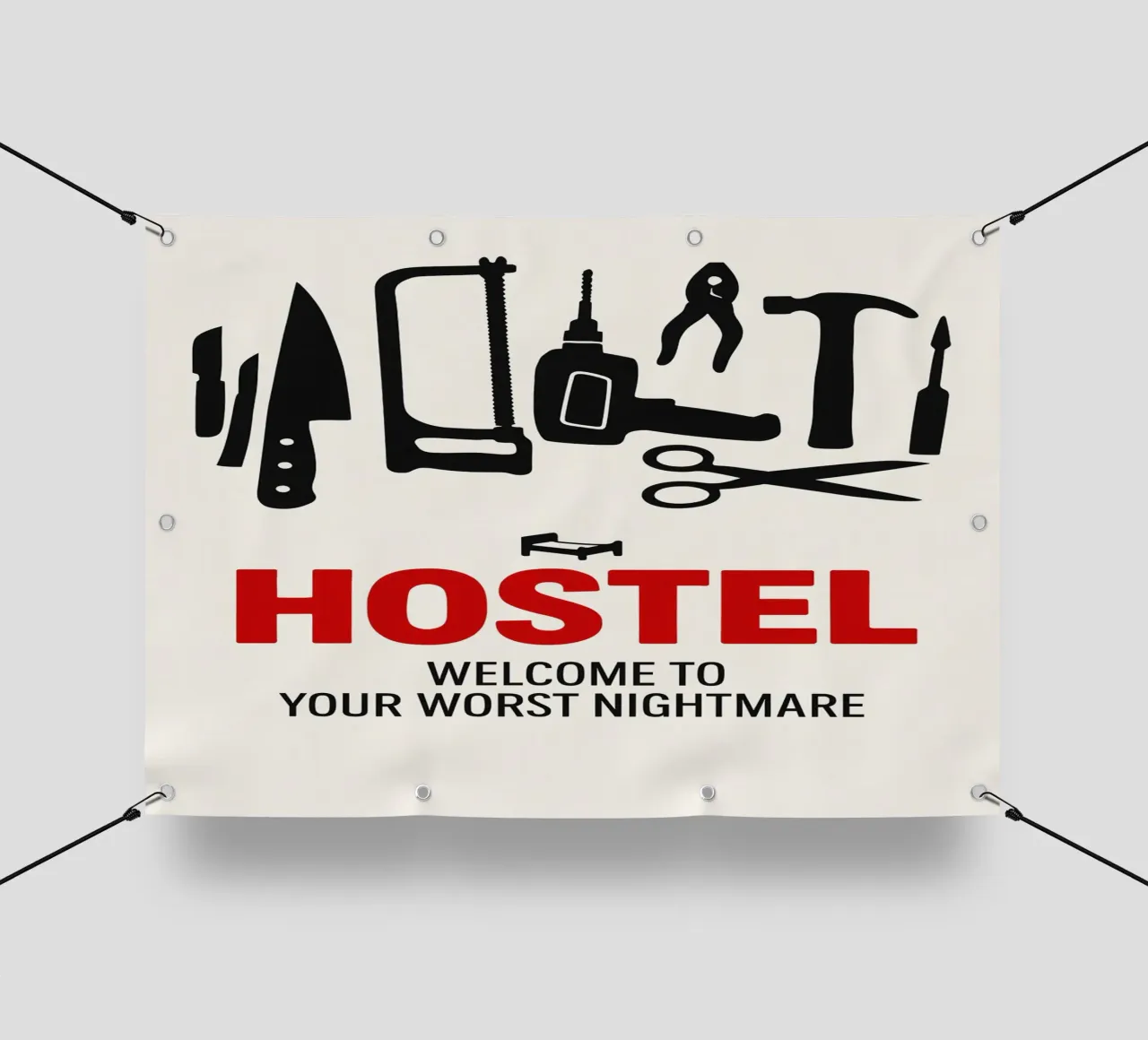 Hostel Print telo in pvc da MoviesArt