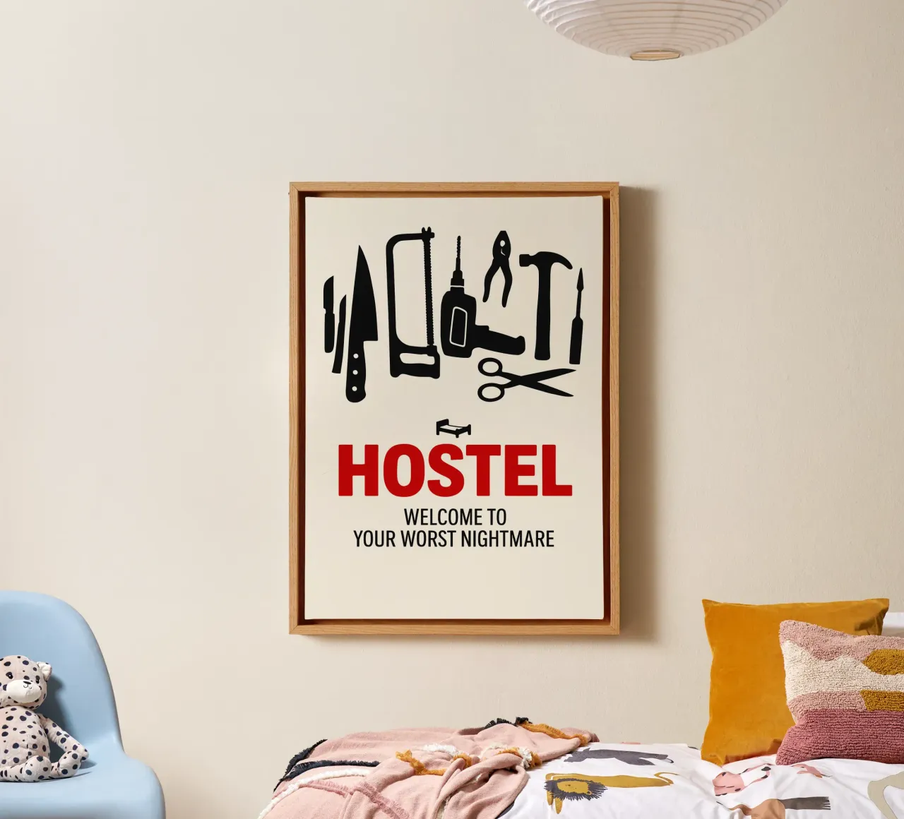 Hostel Print canvas by MoviesArt