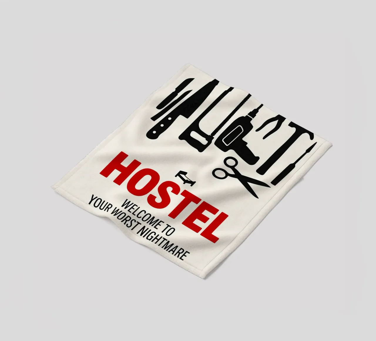 Hostel Print coperta in pile da MoviesArt
