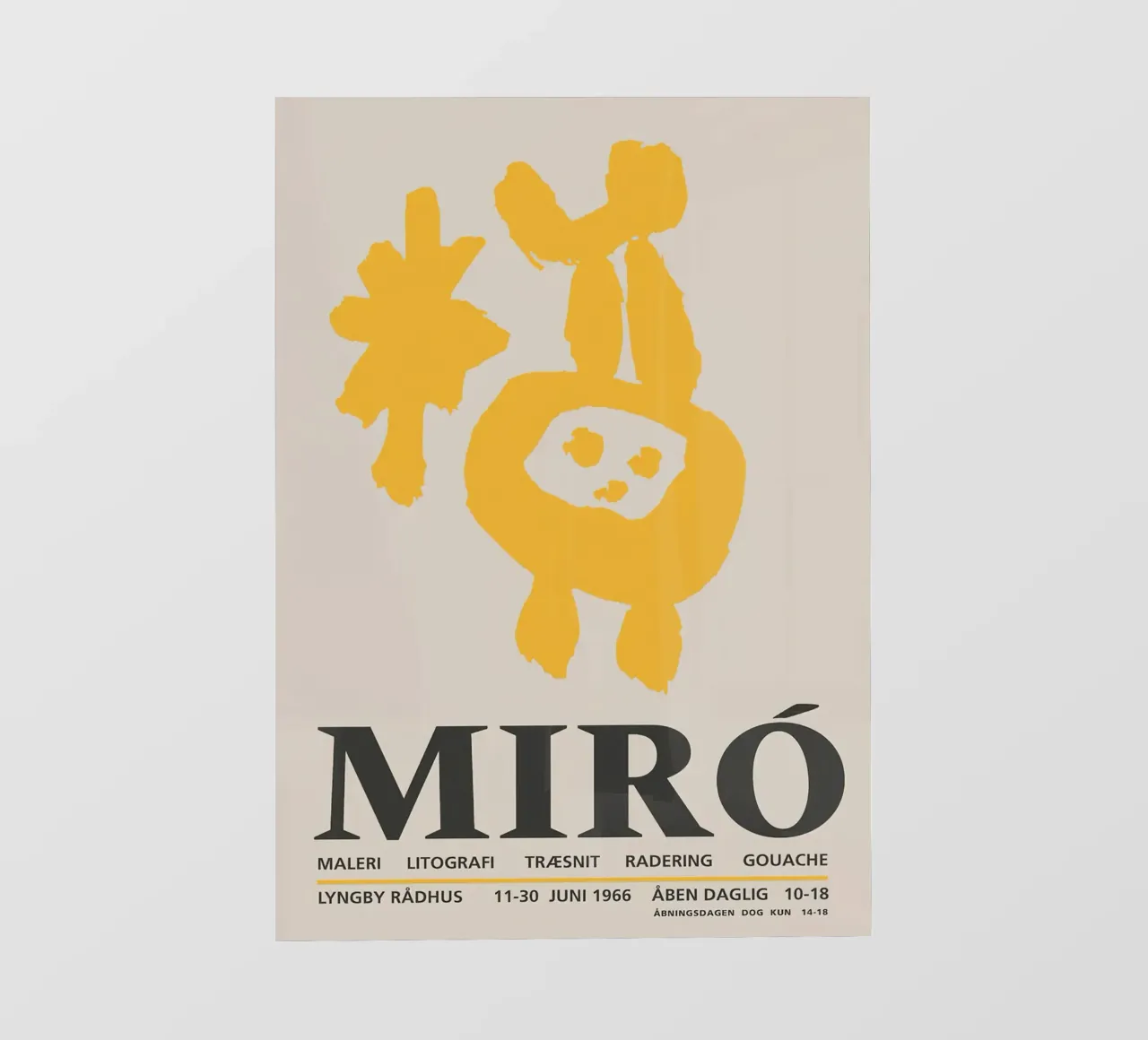 Joan Miro Maleri Litografi Remastered Version pellicola backlit da phillipp veisenberg