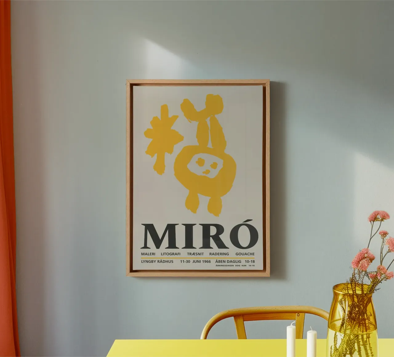 Joan Miro Maleri Litografi Remastered Version tela con Cornice a cassetta da phillipp veisenberg