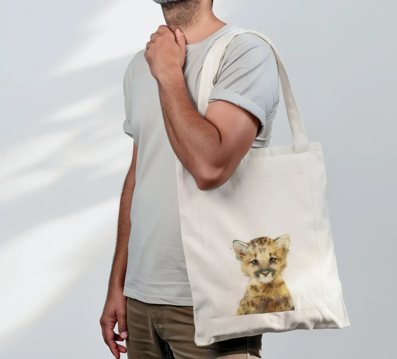 baby fauna selvatica specie in via di estinzione amy hamilton borsa in juta da kbm store
