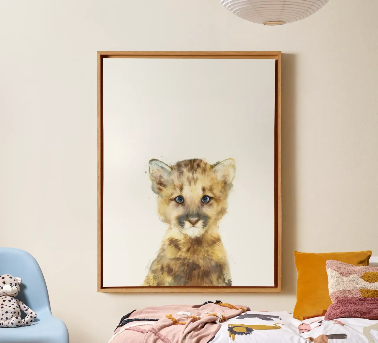 baby fauna selvatica specie in via di estinzione amy hamilton tela con Cornice a cassetta da kbm store