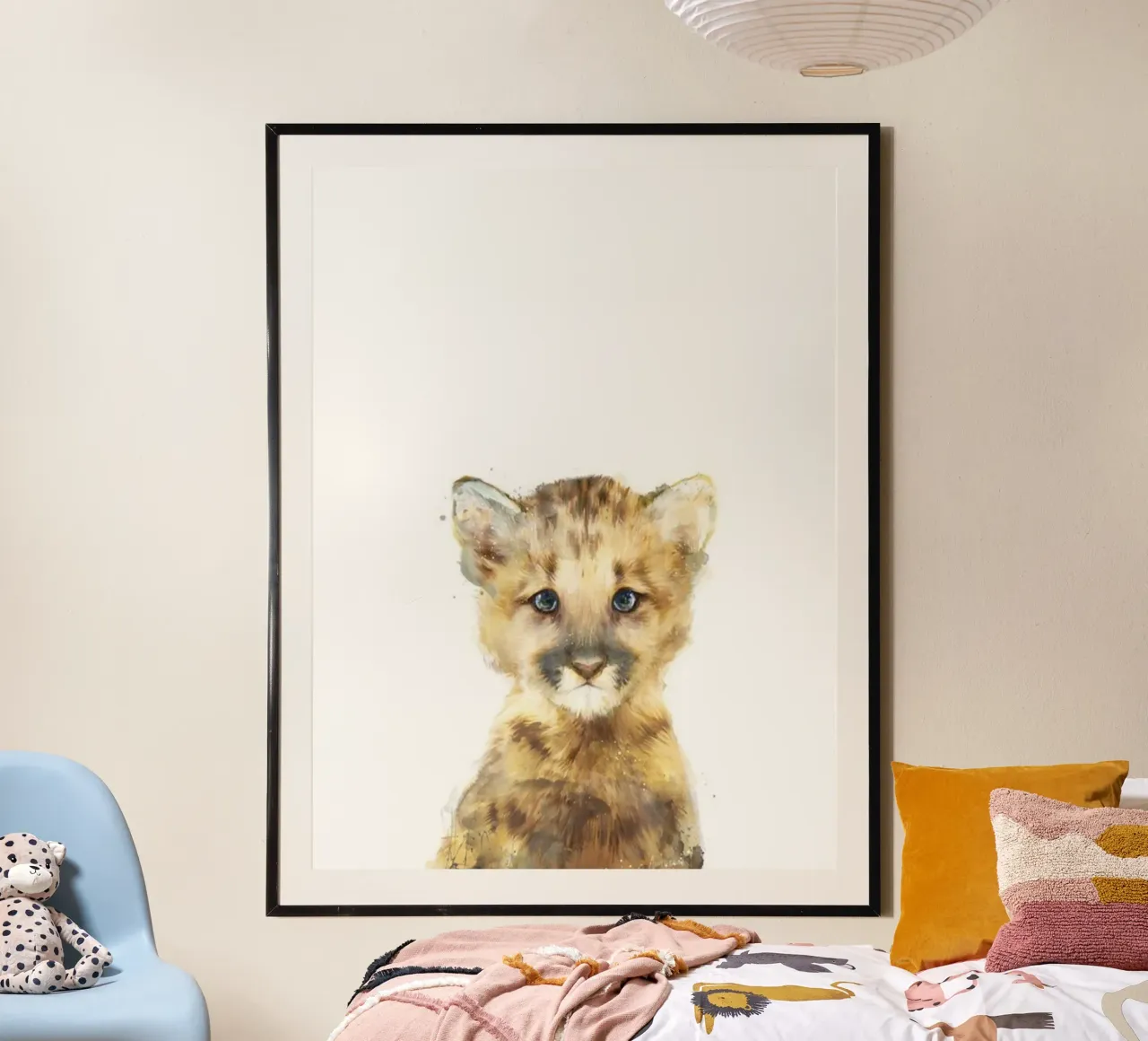 baby fauna selvatica specie in via di estinzione amy hamilton poster da kbm store