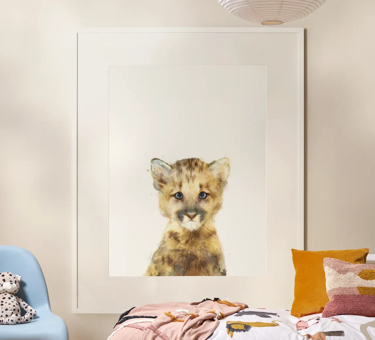 baby fauna selvatica specie in via di estinzione amy hamilton poster da kbm store
