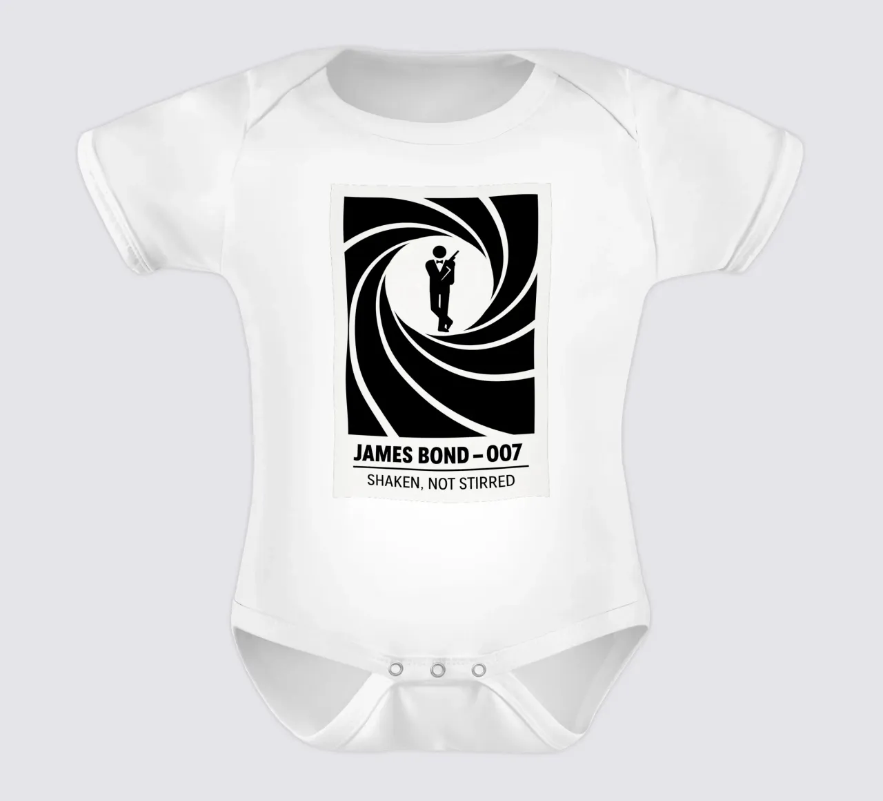 James Bond - 007 body neonato maniche corte da MoviesArt