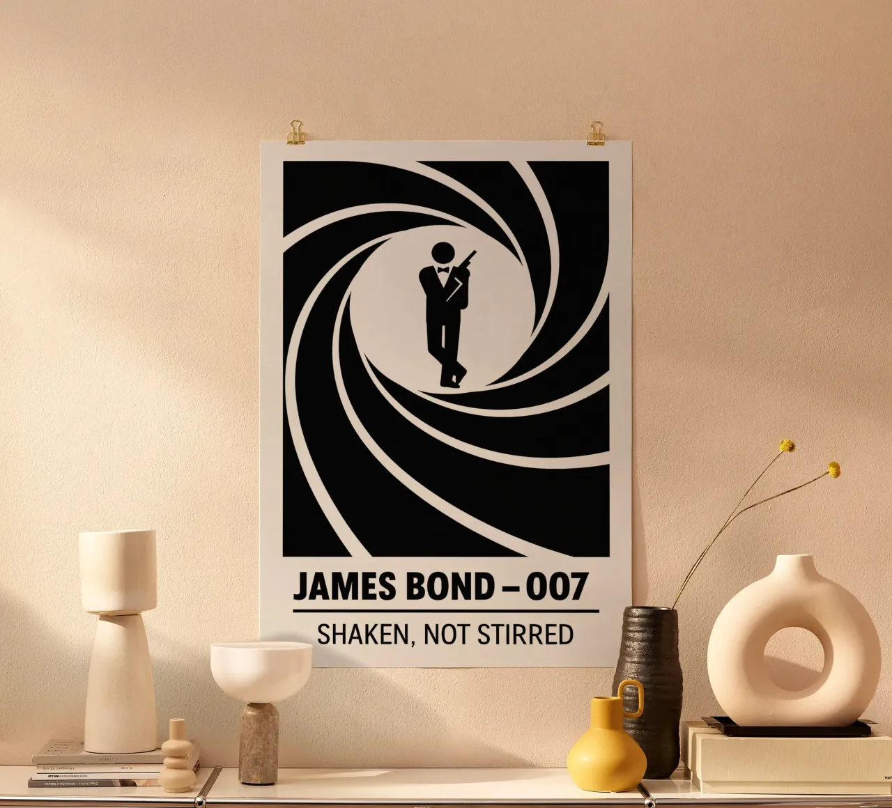 James Bond - 007 carta hahnemühle da MoviesArt