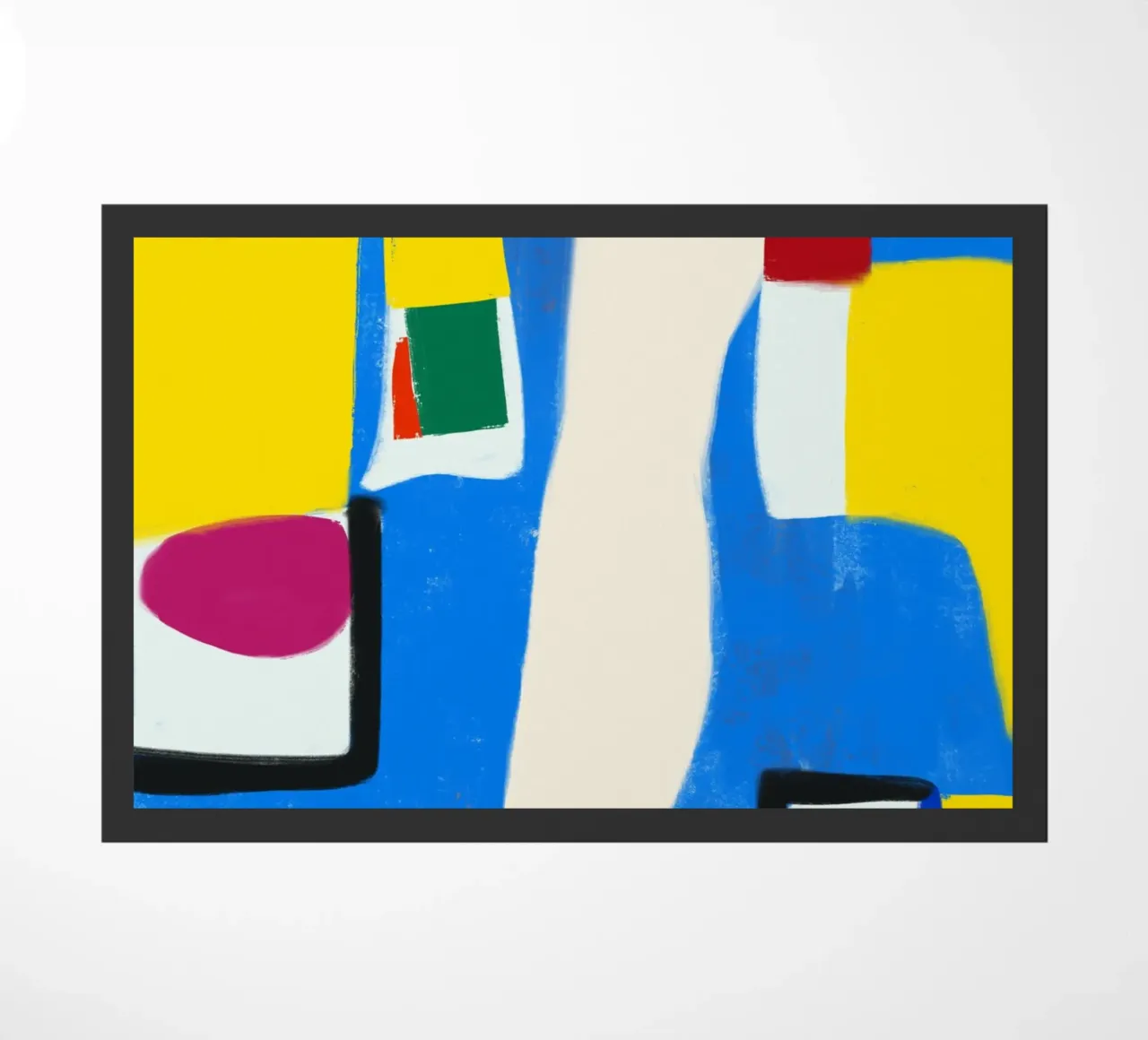 Vibrant map doormat by Little Dean