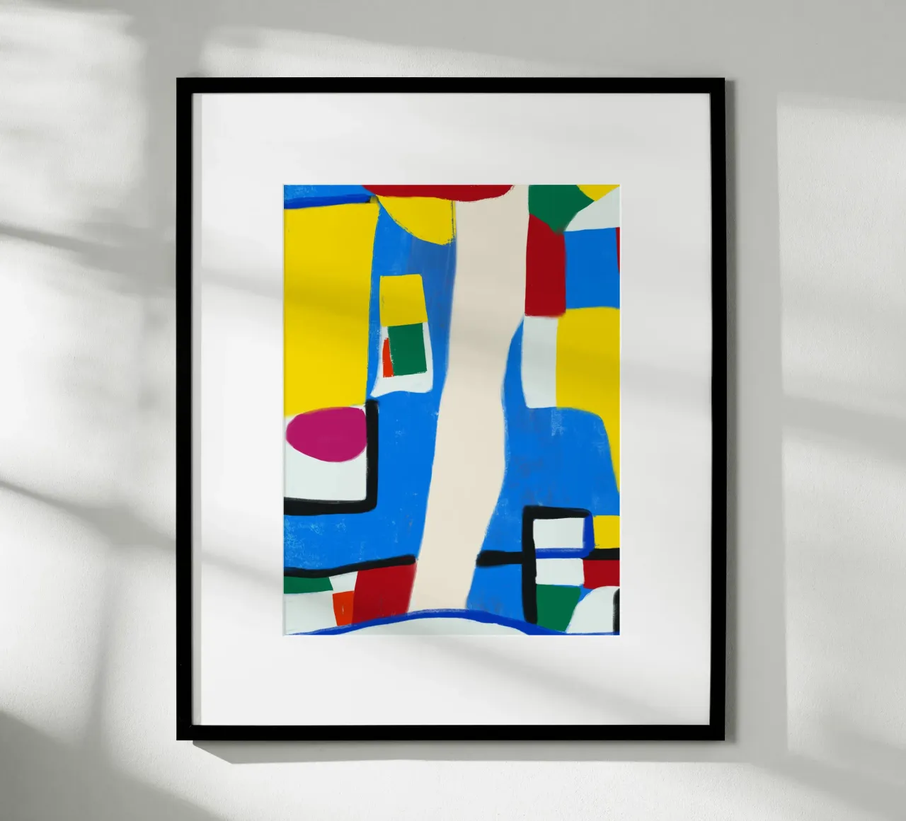 Vibrant map poster by Little Dean