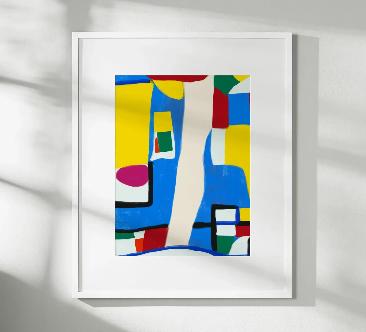 Vibrant map poster by Little Dean