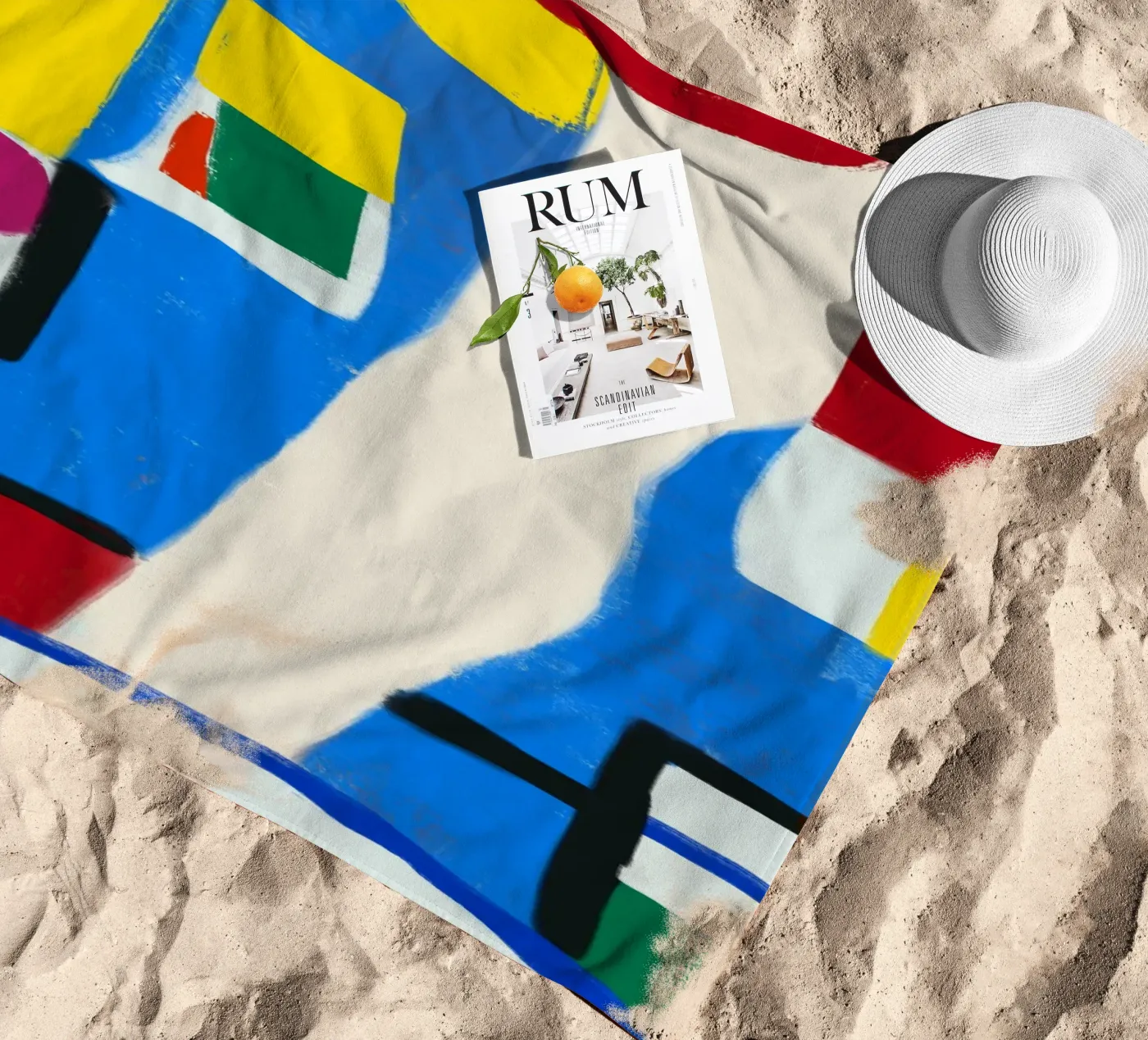 Carte vivante serviette de plage de Little Dean