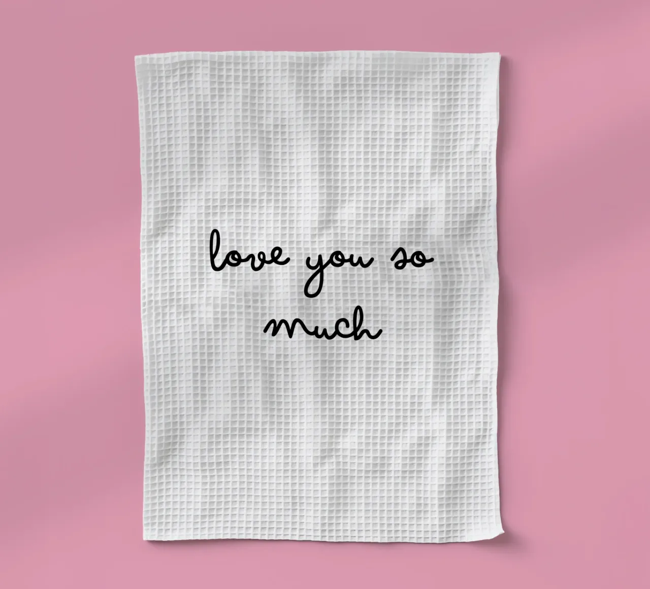 Love you so much tea towel by TCHAK ART