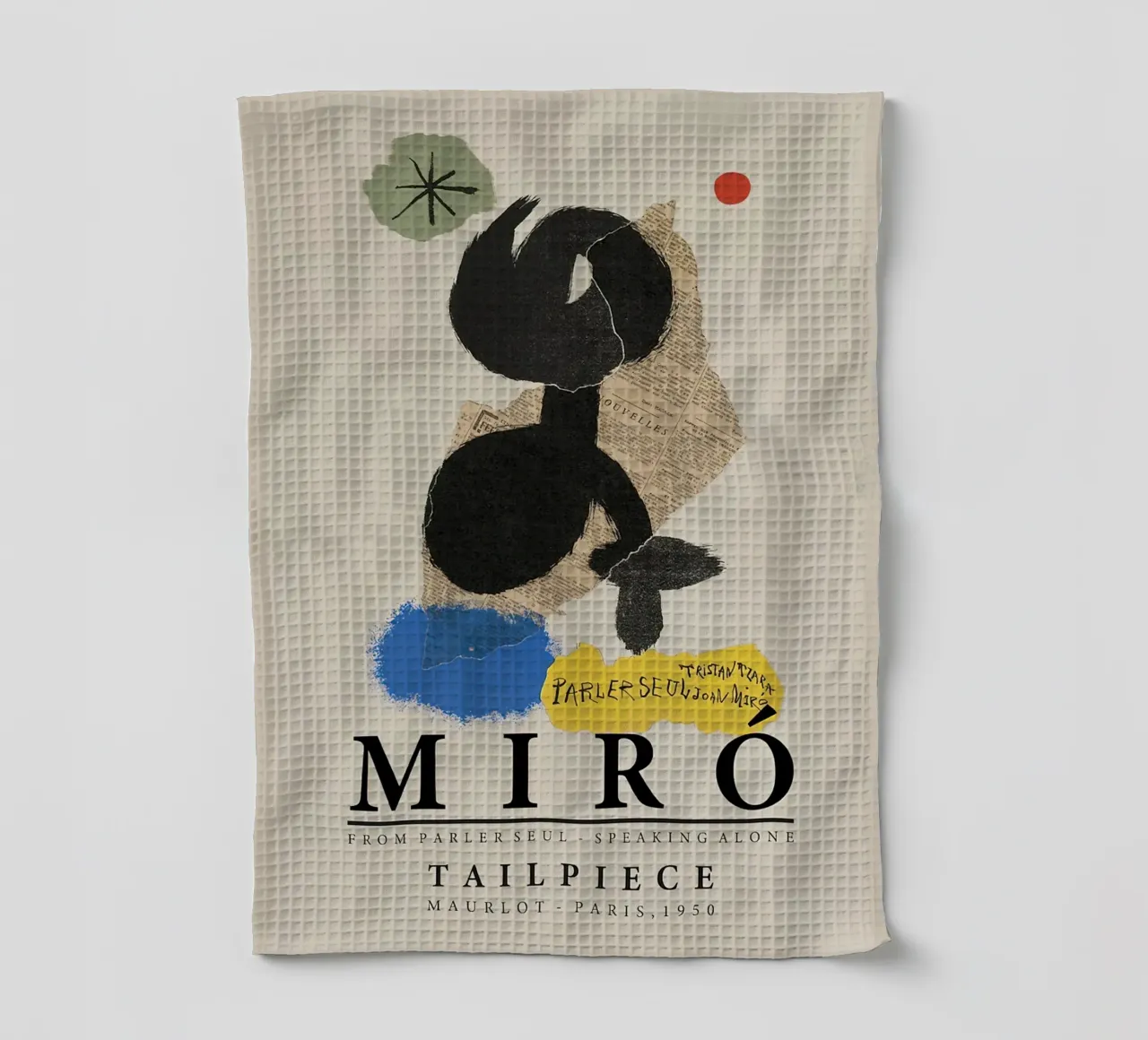Joan Miro Maleri Litografi Vintage canovaccio da cucina da phillipp veisenberg