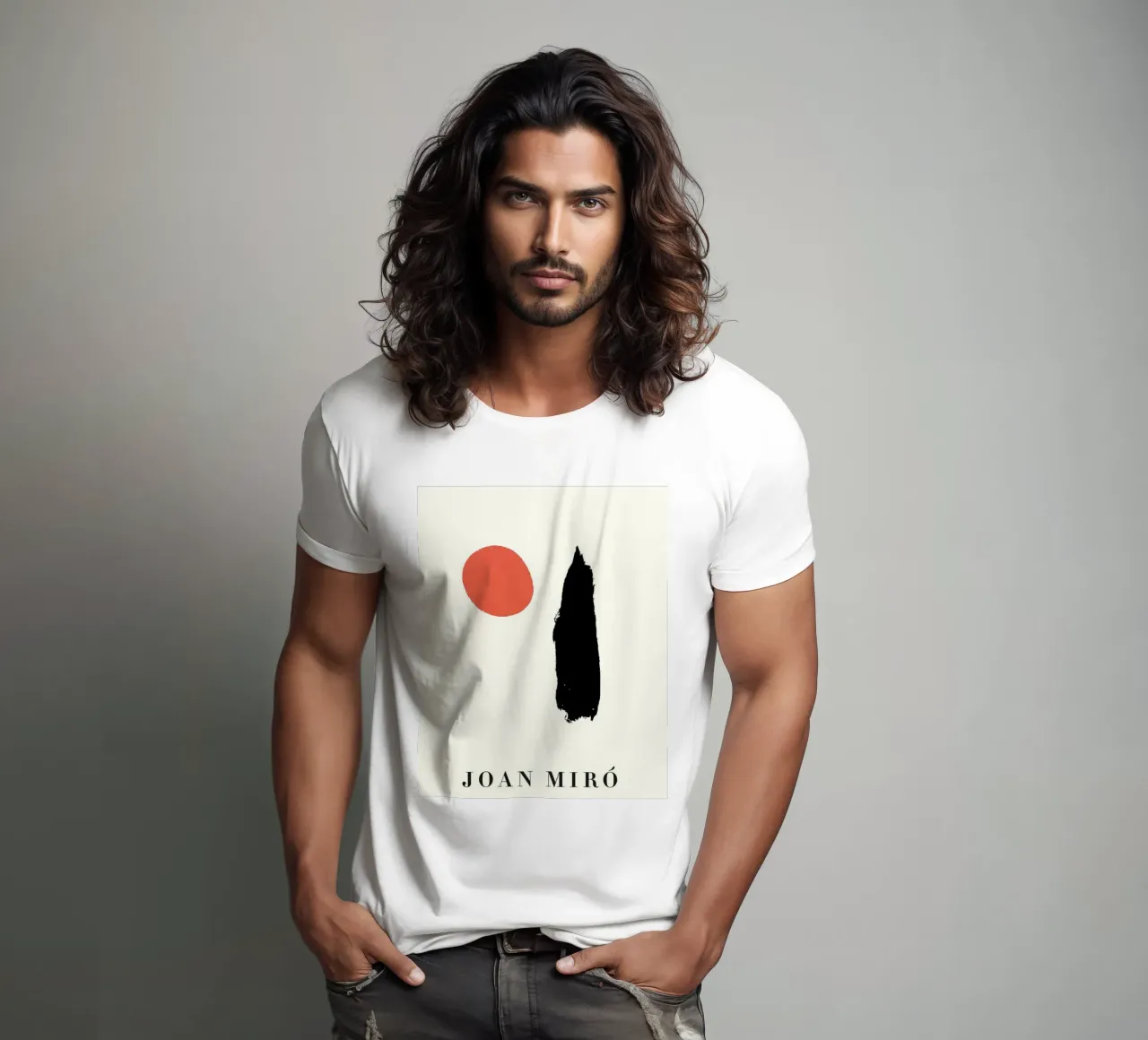 Joan Miro Design doppio minimalista t-shirt da phillipp veisenberg