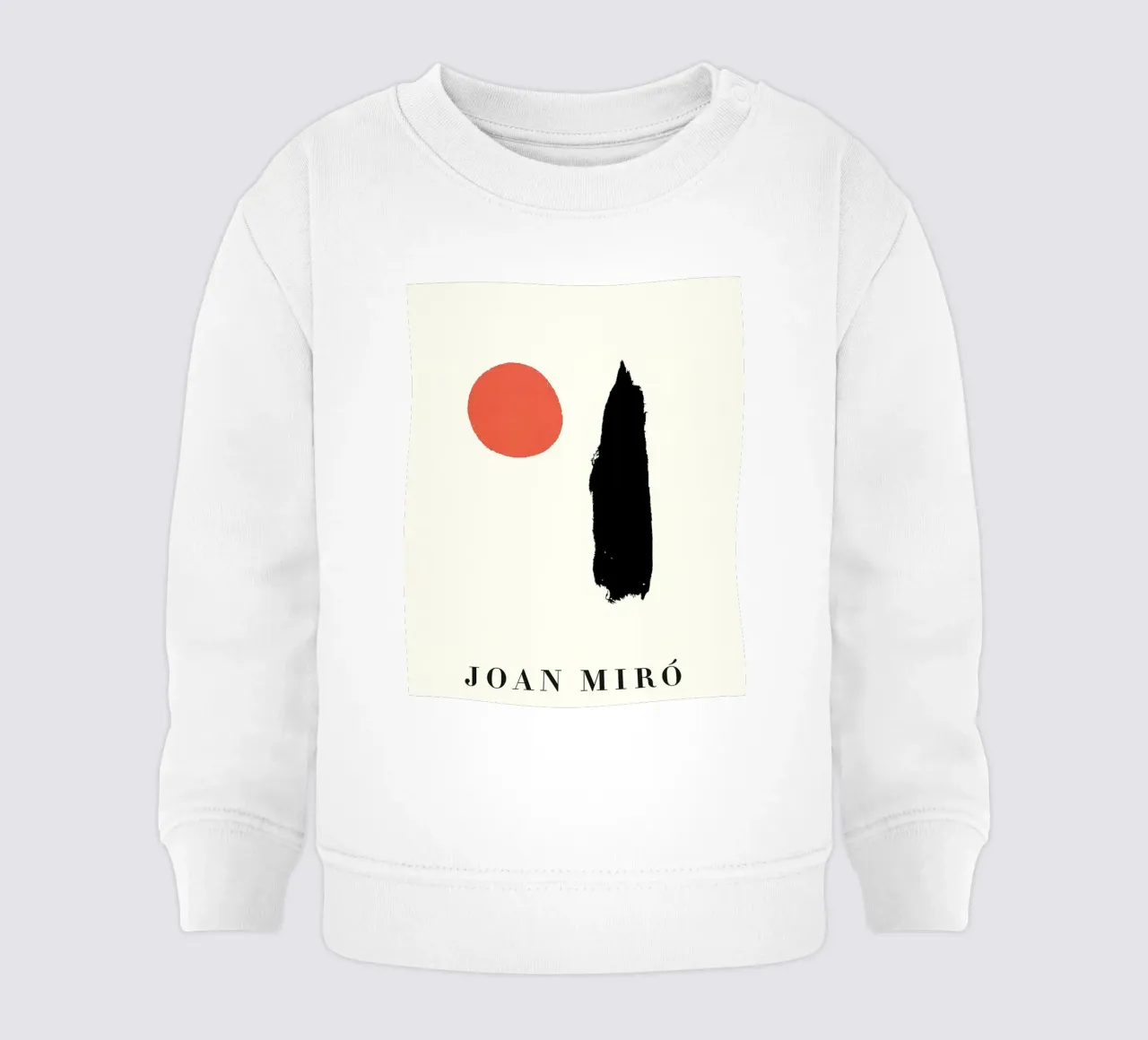 Joan Miro Design doppio minimalista felpa neonato da phillipp veisenberg