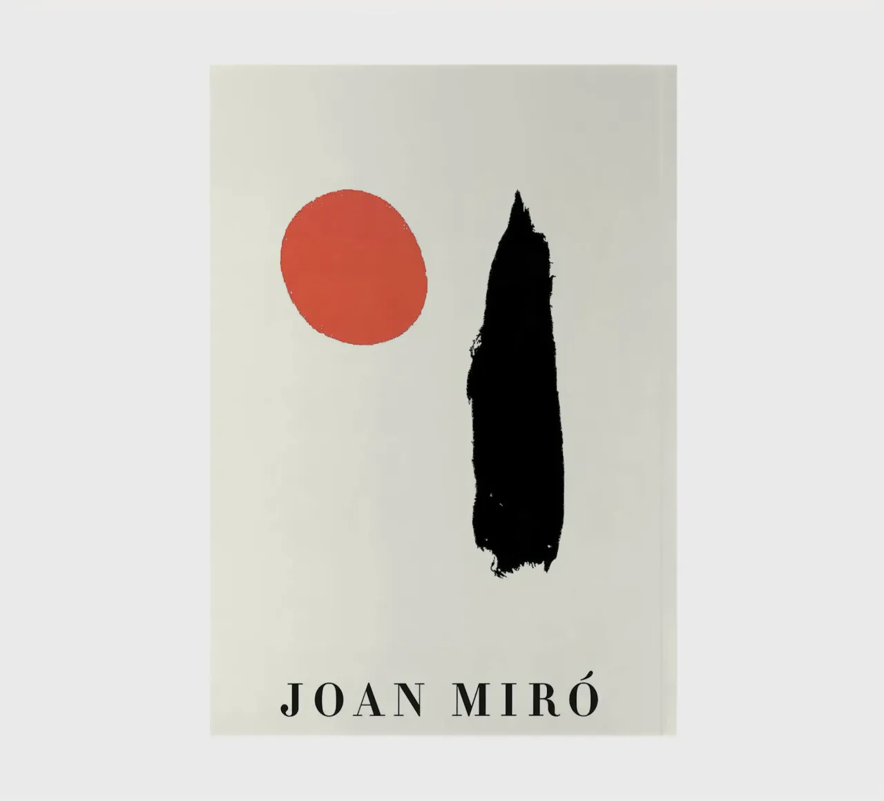 Joan Miro Minimalist Double Design notebook by phillipp veisenberg