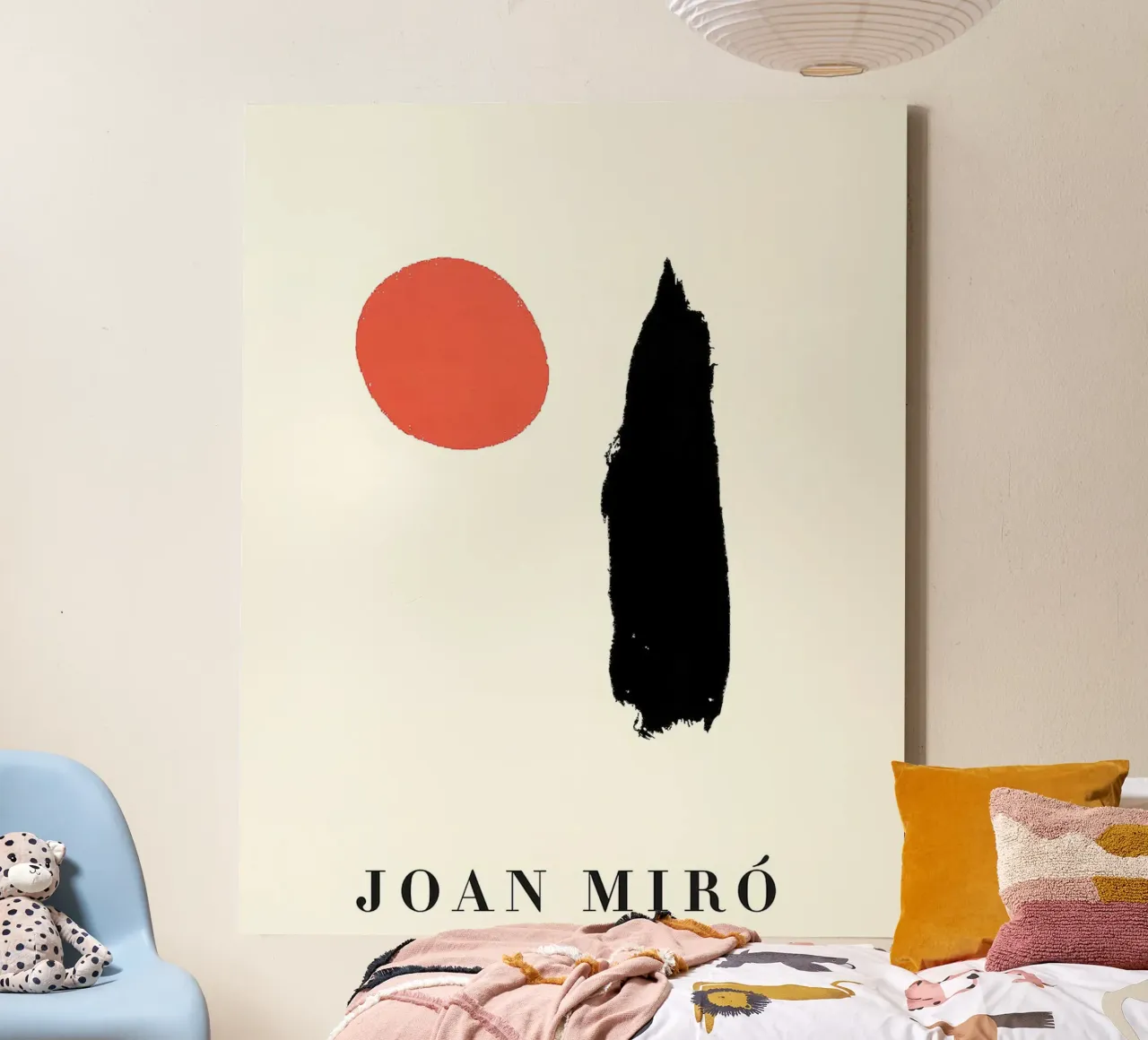 Joan Miro Design doppio minimalista tela con Cornice a cassetta da phillipp veisenberg