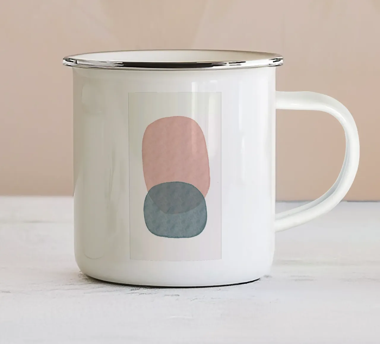 Steady 1 enamel mug by Galaxy Eyes