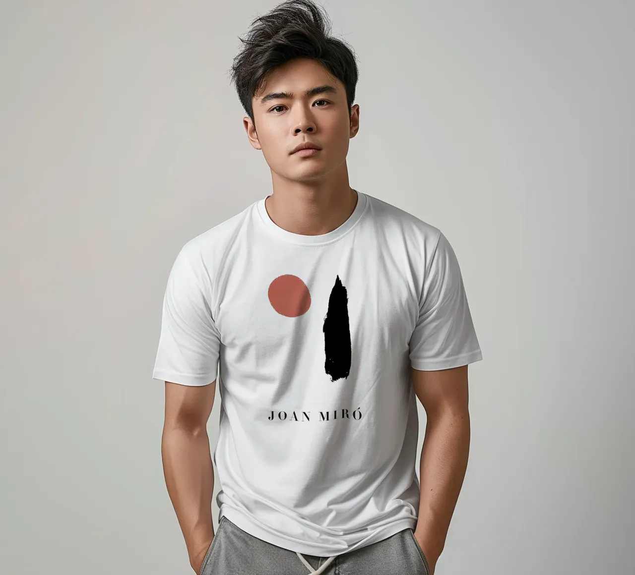 Joan Miro Minimalista Punti e linee t-shirt da phillipp veisenberg