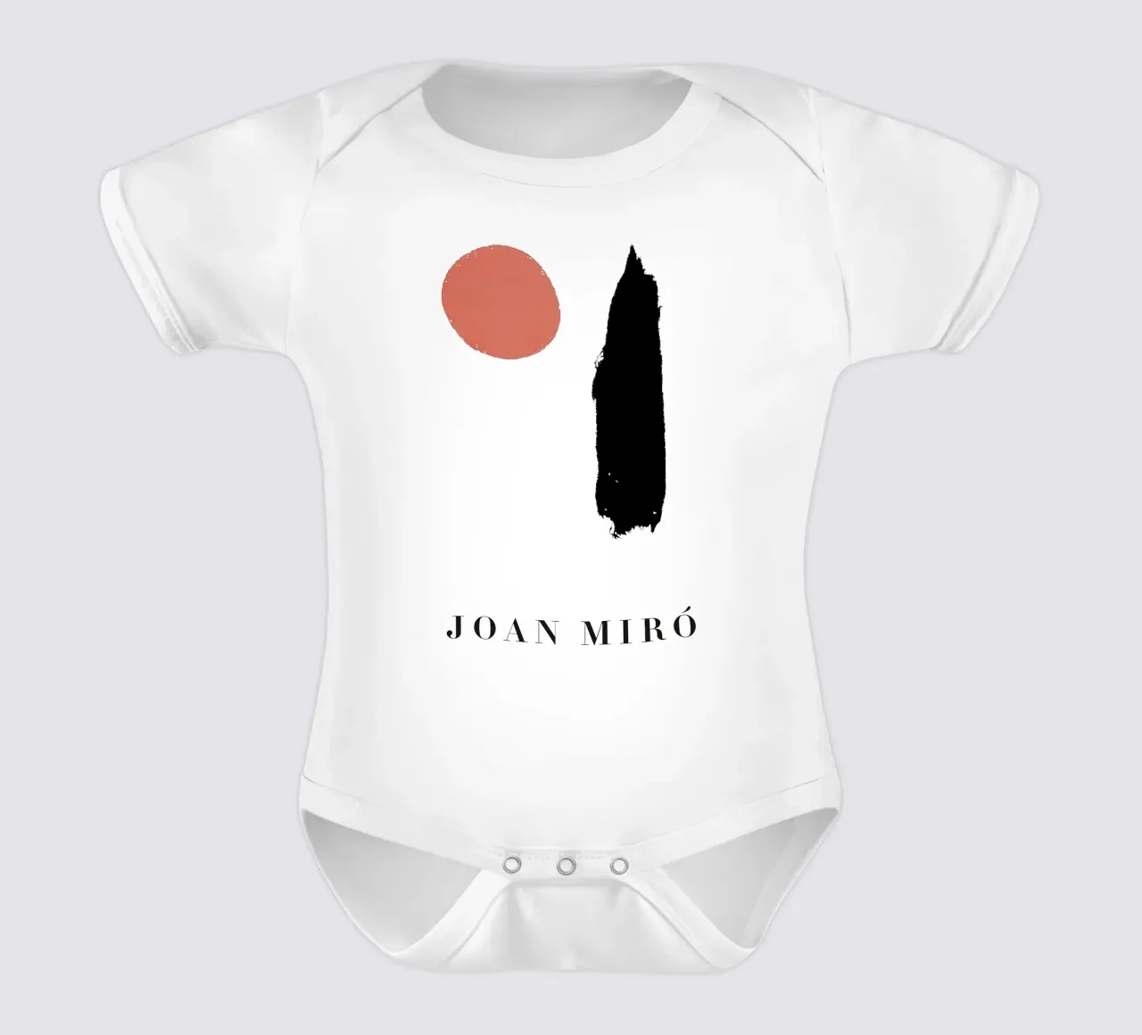 Joan Miro Minimalist Dots and Line (Points et lignes) body bébé de phillipp veisenberg