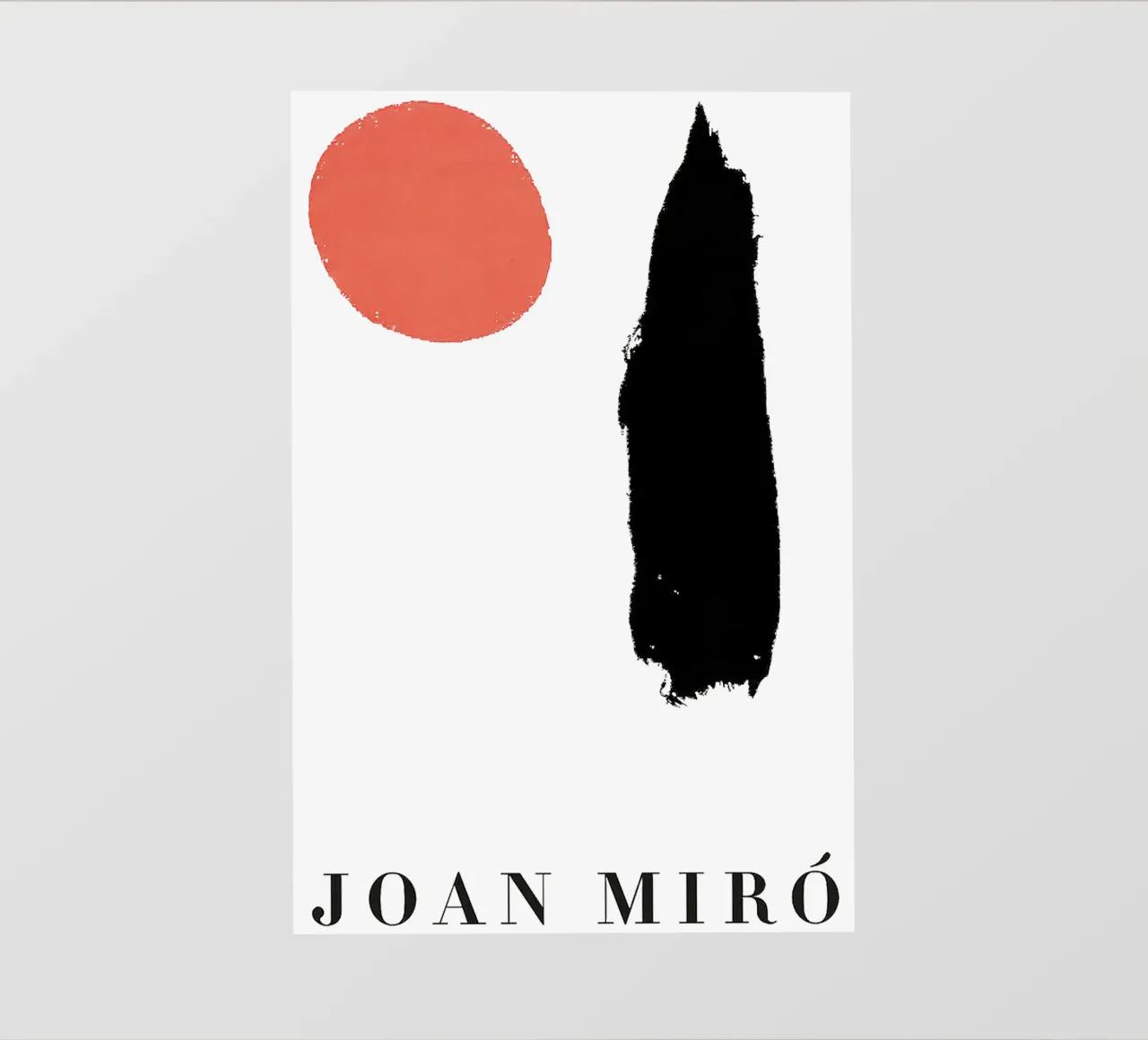Joan Miro Minimalista Punti e linee pellicola backlit da phillipp veisenberg