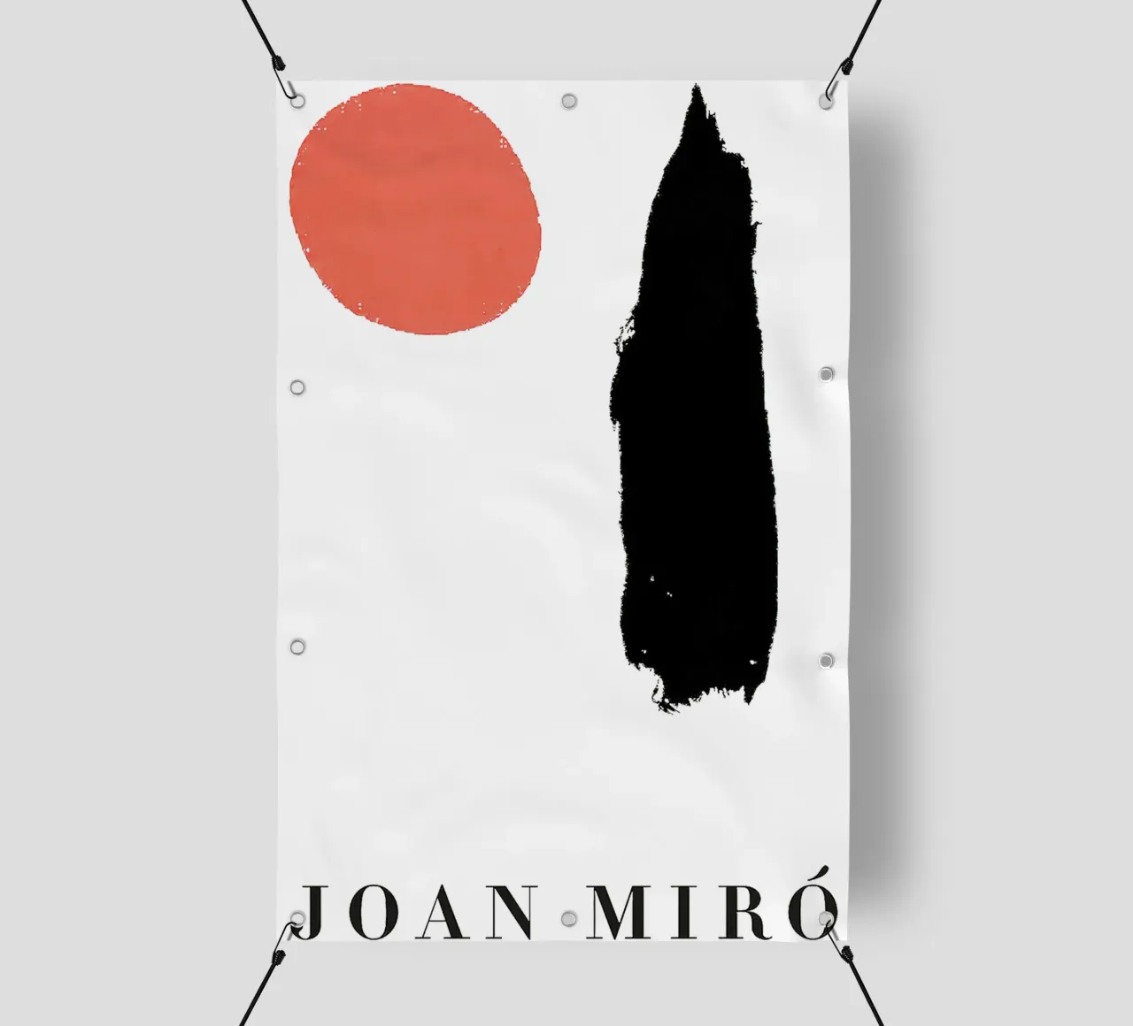 Joan Miro Minimalista Punti e linee telo in pvc da phillipp veisenberg