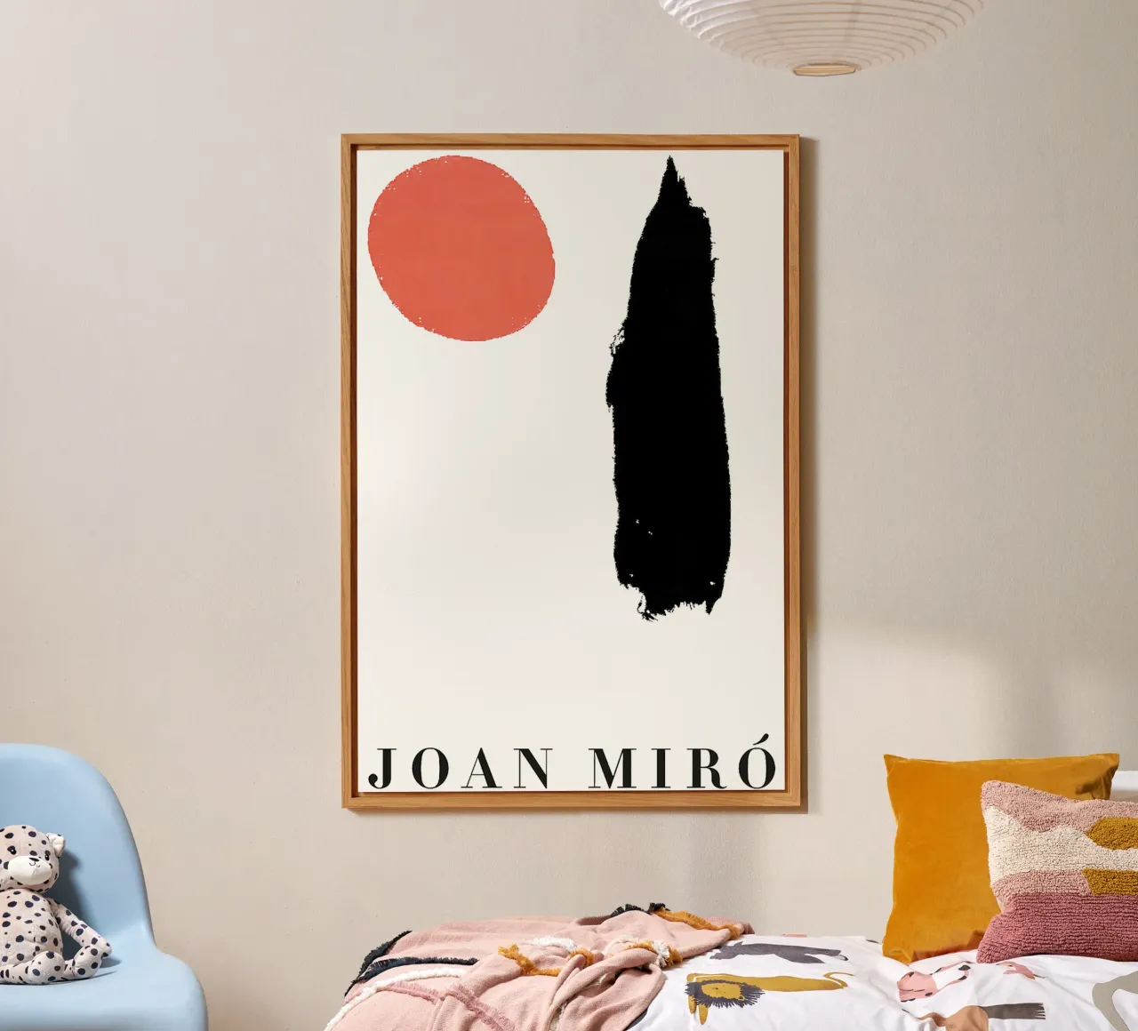 Joan Miro Minimalista Punti e linee alluminio dibond da phillipp veisenberg
