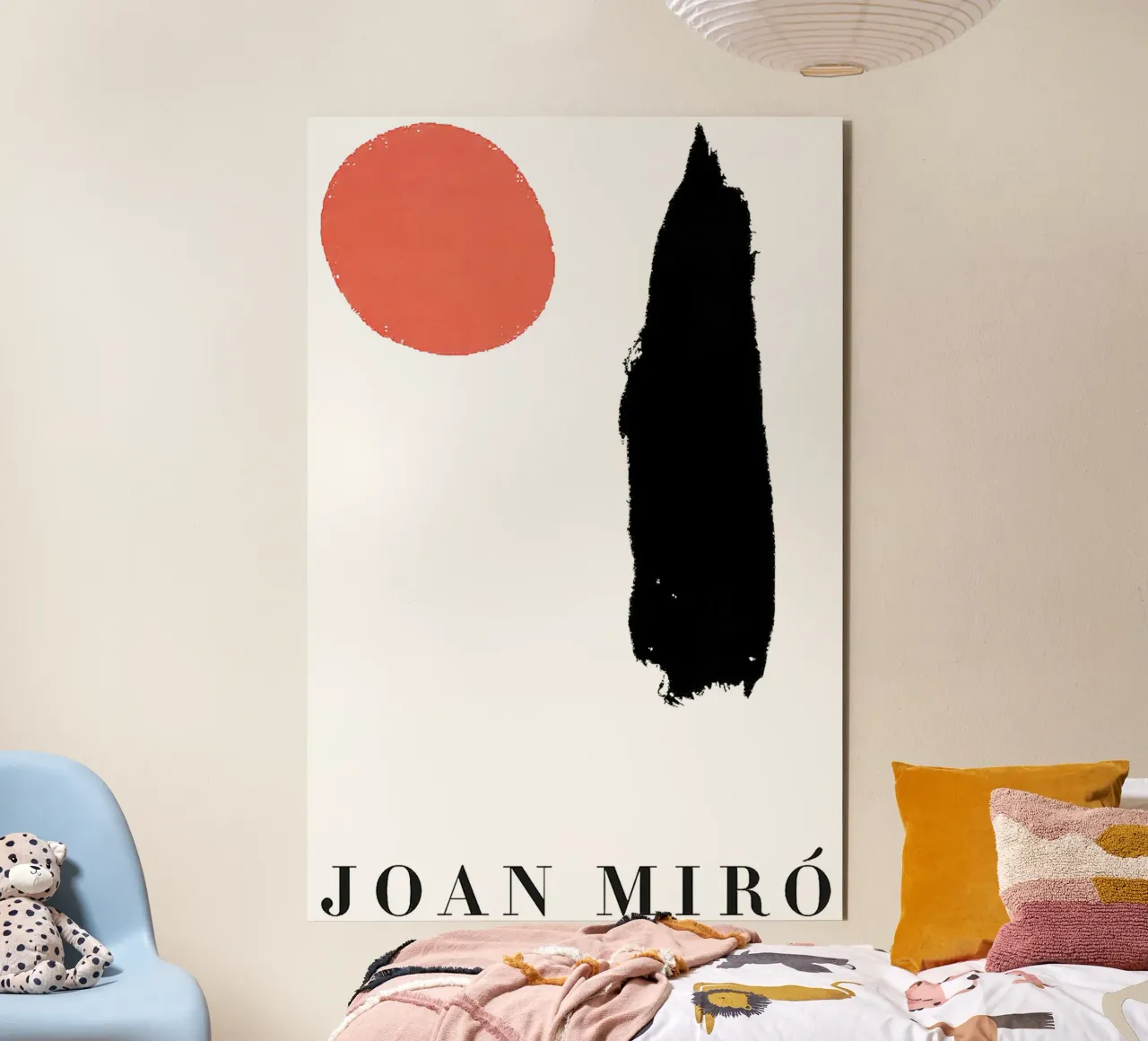 Joan Miro Minimalista Punti e linee alluminio dibond da phillipp veisenberg