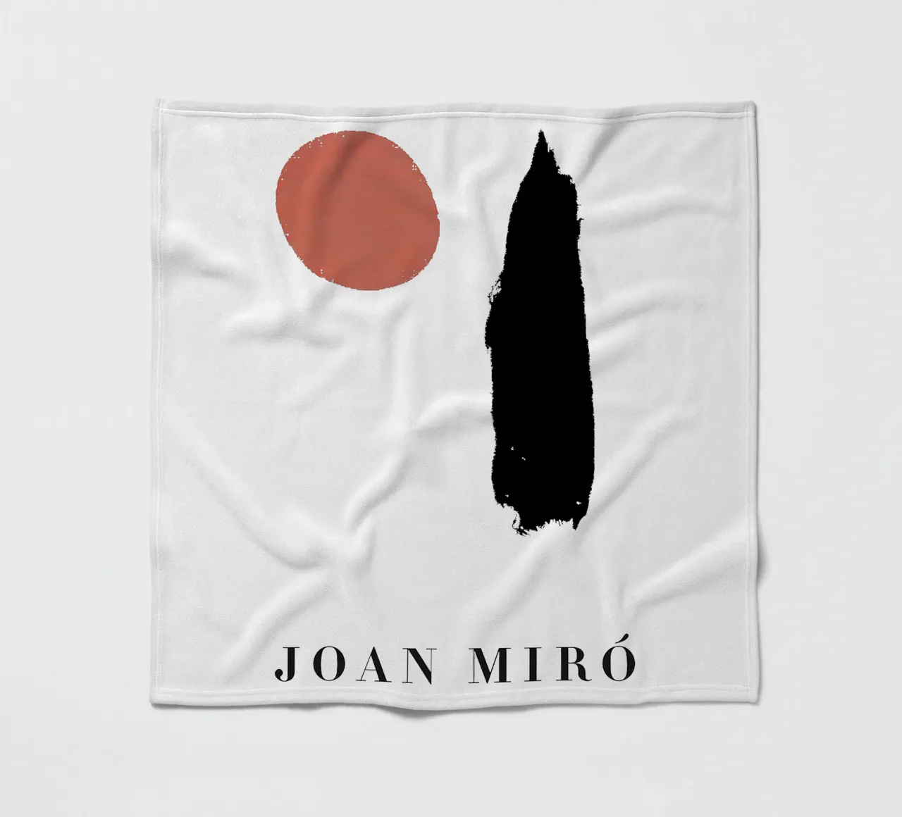 Joan Miro Minimalista Punti e linee coperta in pile da phillipp veisenberg