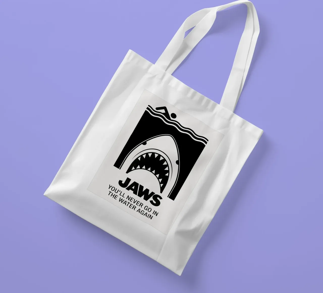 Jaws borsa in juta da MoviesArt