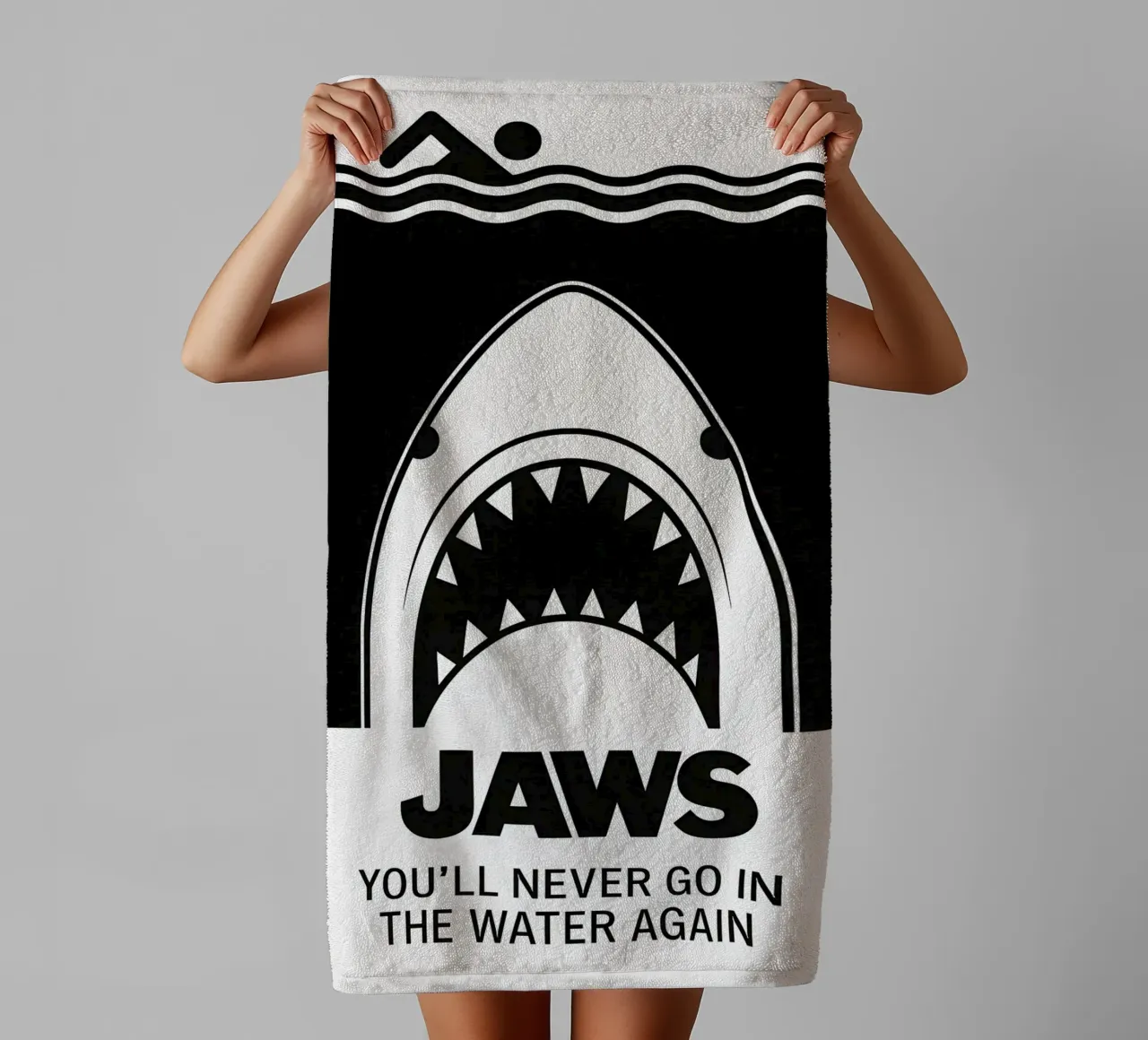 Jaws asciugamano da bagno da MoviesArt