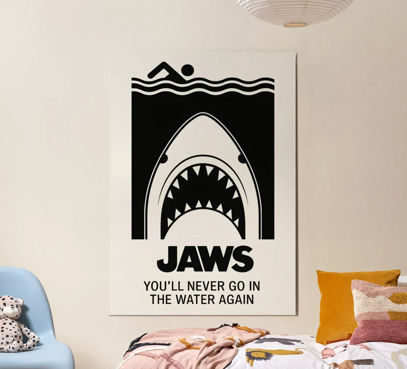 Jaws alluminio dibond da MoviesArt
