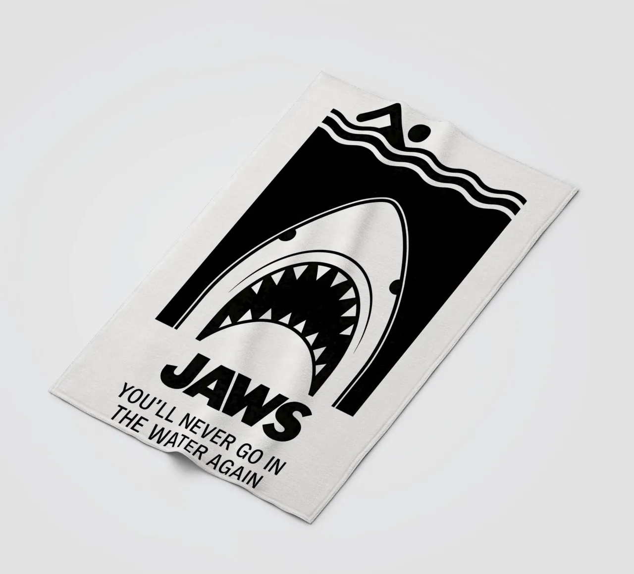 Jaws Fleecedecke von MoviesArt