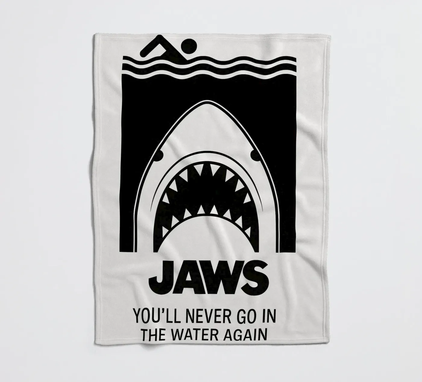 Jaws fleecedeken van MoviesArt
