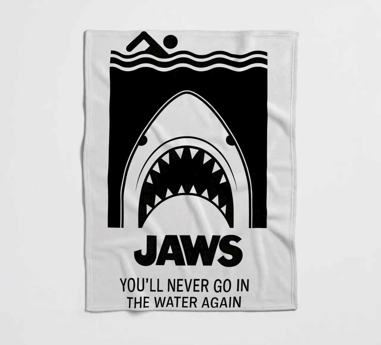 Jaws Fleecedecke von MoviesArt